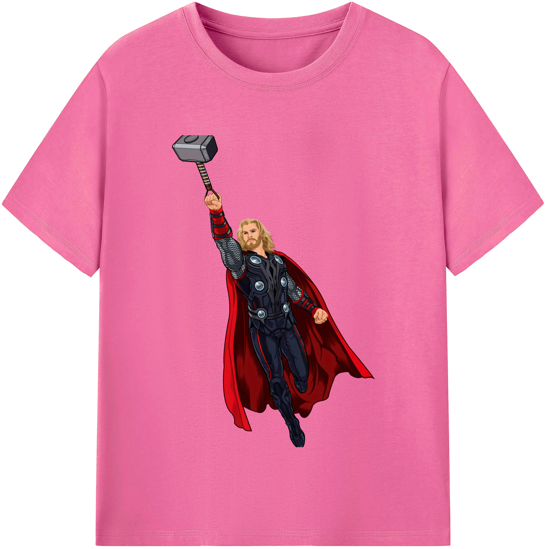 （画像用） アベンジャーズ The Avengers レディースカジュアルプリントTシャツ（綿100％）
